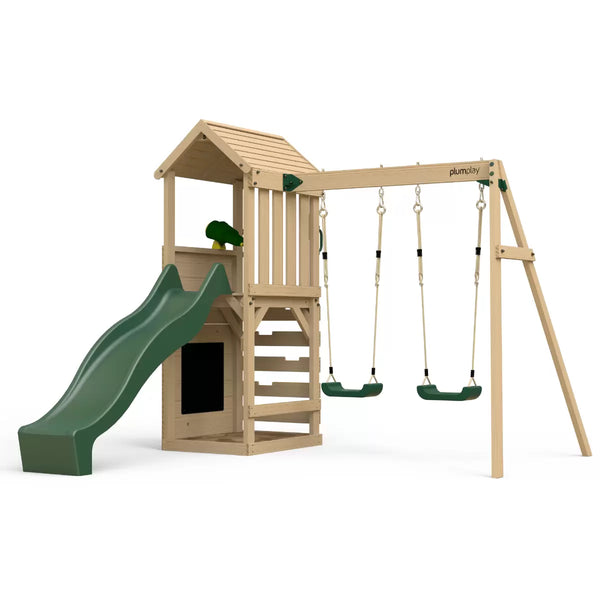 Plum wooden climbing frame sales