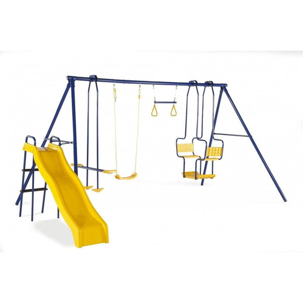 Plum Unit Metal Swing with Slide 22114AA82 – Swing and Play