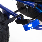 Shock Absorbing Pedal Powered Go Kart - Blue