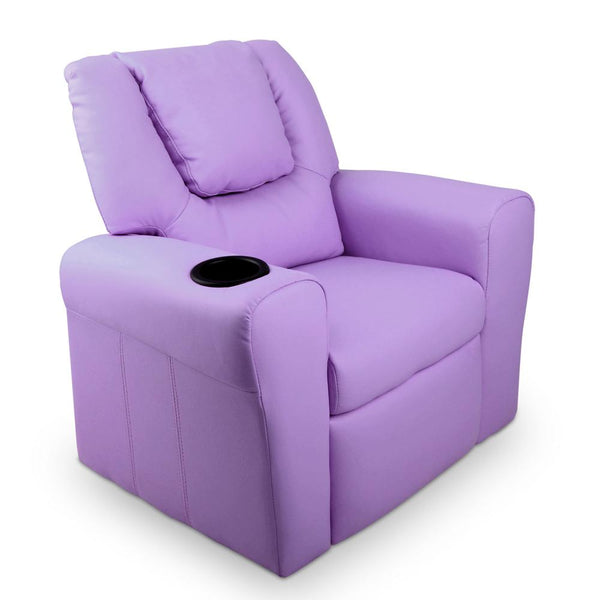 Lazy Boy Reclining Arm Chair - Purple