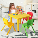 5 Piece Study Table and Chair Set - Yellow