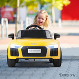 Audi R8 Licensed Electric Ride on Car - Yellow