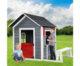 Wooden Cubby & bench Play House