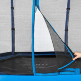 Plum 7ft Junior Trampoline & enclosure - blue - Swing and Play - 2