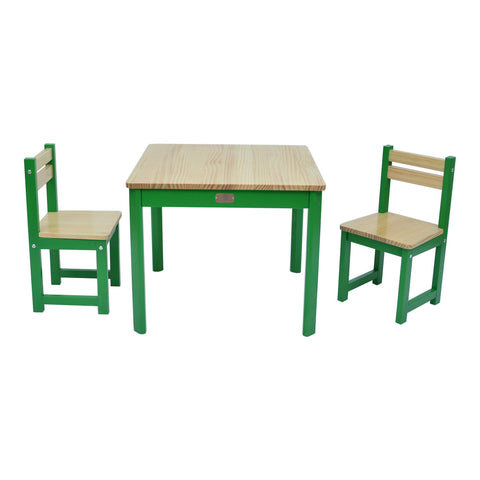 TikkTokk Envy Table & Chairs Set - Green