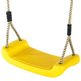 Plum Wooden Double Swing with Glider Set