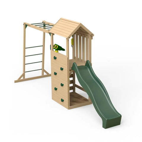 Plum® Lookout Tower Colour Pop Play Centre with Monkey Bars