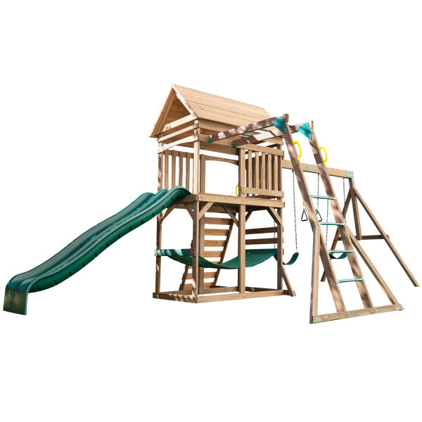 KidKraft Spacious Skies 5-in-1 Playset with Double Slide