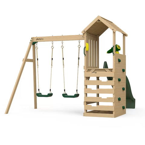 Plum Lookout Tower Play Centre with Swing Arm Swing and Play