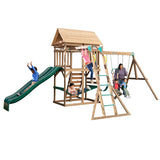 KidKraft Spacious Skies 5-in-1 Playset with Double Slide
