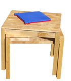 Qtoys Solid Timber Square Table & 2 Toddler Chairs