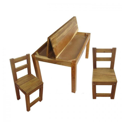 Qtoys Study Desk & 2 Standard Chairs