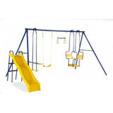 Plum 5 Unit Metal Swing with Slide - Swing and Play - 1