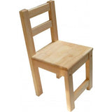 Qtoys Solid Rubber Wood Square Table & Chairs Set