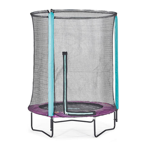 PLUM® Trolls 4.5ft Junior Trampoline & Enclosure with Sound