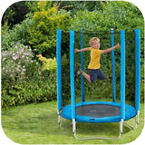 Plum 4.5ft Junior Trampoline & Enclosure - Blue - Swing and Play - 2