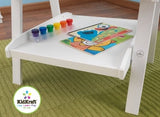 KidKraft Deluxe Wooden Easel - White