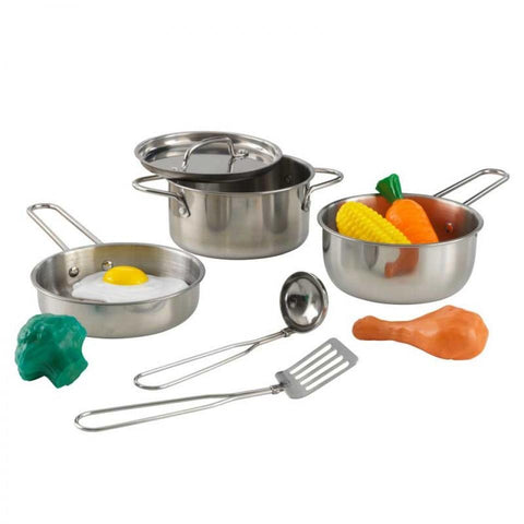 kidkraft deluxe cookware set