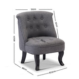 Artiss Lorraine Chair - Grey