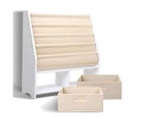 4 Tier Wooden Bookshelf - White