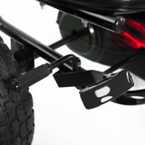 Shock Absorbing Pedal Powered Go Kart - Black