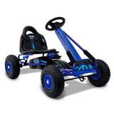Shock Absorbing Pedal Powered Go Kart - Blue