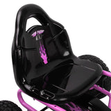 Shock Absorbing Pedal Powered Go Kart - Pink