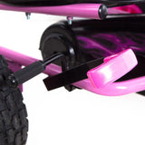 Shock Absorbing Pedal Powered Go Kart - Pink