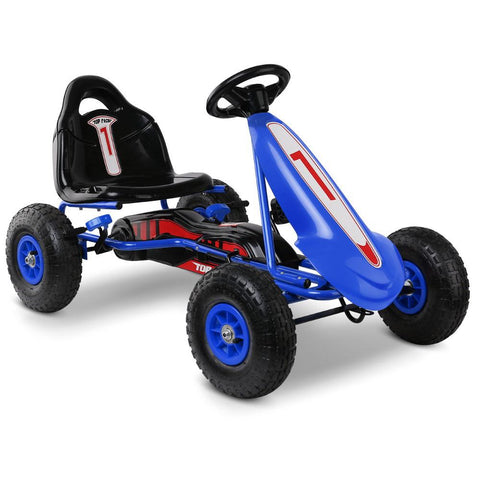 Pedal Powered Go Kart Ride On - Blue