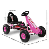 Pedal Powered Go Kart Ride On - Pink