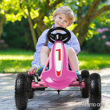 Pedal Powered Go Kart Ride On - Pink