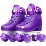 Crazy Skates Glitter POP (Size Adjustable Roller Skates) Med sizes 3-6 - Purple
