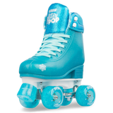 Crazy Skates Glitter POP (Size Adjustable Roller Skates) Med sizes 3-6 - Teal