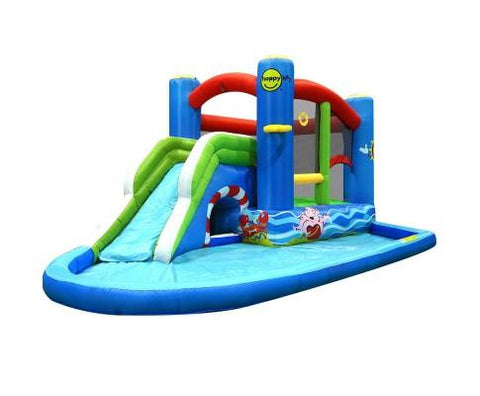 Happy Hop Inflatable Water Jumping Castle Bouncer Pool