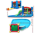 Happy Hop Inflatable Water Jumping Castle Bouncer Pool