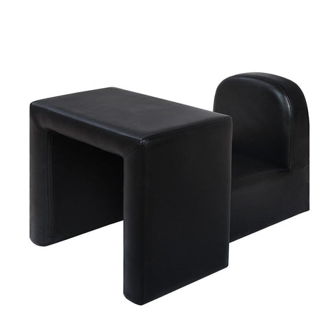 Covertible Armchair/Table - Black