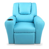 Lazy Boy Reclining Arm Chair - Blue