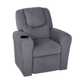 Lazy Boy Linen Fabric Reclining Arm Chair - Grey