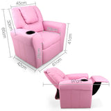 Lazy Boy Reclining Arm Chair - Pink