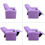 Lazy Boy Reclining Arm Chair - Purple