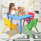 5 Piece Study Table and Chair Set - Blue