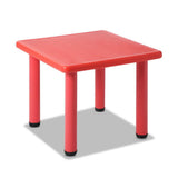 5 Piece Study Table and Chair Set - Red