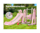 Toddler Swing and Slide play centre - Pink