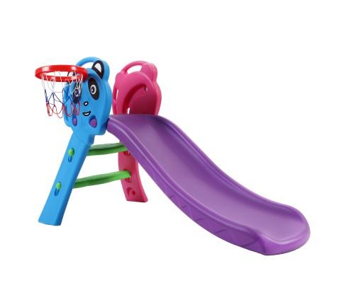 First Slide With Basket Ball Hoop - Panda