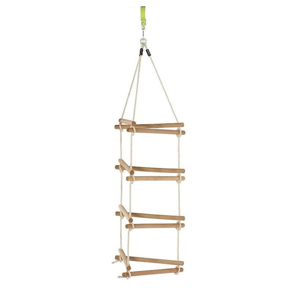 Plum 3 Sided Rope Ladder Swing Accessory - Lime Hangers – Swing and Play