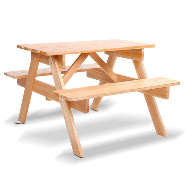 Wooden Picnic Bench Set