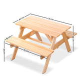 Wooden Picnic Bench Set