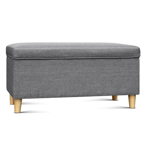 Artiss Storage Ottoman - Grey