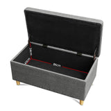 Artiss Storage Ottoman - Grey