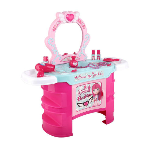 Keezi Makeup Desk Play Set - Pink